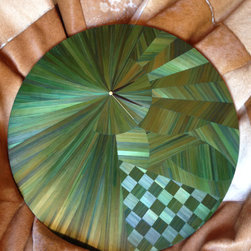 Marqueterie de paille - Wall Clocks