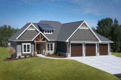 Example of a classic exterior home design in Other