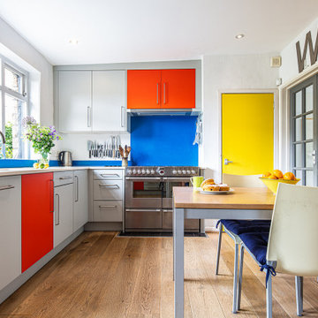 Recycled Plastic Colour Block Kitchen