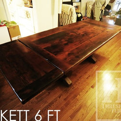 Reclaimed Wood (Rectangular) Pedestal Tables - Products
