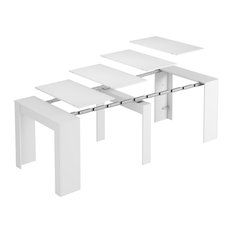 Extendable Console Table, Bright White