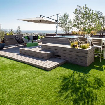 Modern Rooftop Deck