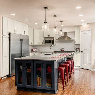 Two-Tone Kitchen Remodel Done With New Cabinets