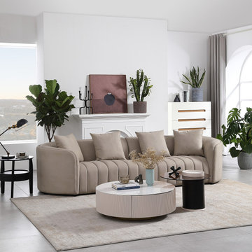 Channel Tufted Loveseat