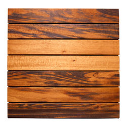 Tigerwood Deck Tiles - Deck Tiles And Planks