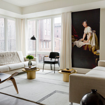 Houzz Tour: Art and Natural Light Shine in a Contemporary Apartment