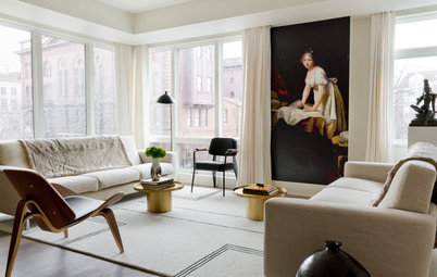 Houzz Tour: Art and Natural Light Shine in a Contemporary Apartment