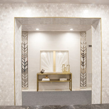 Contemporary & Glamorous Condo Lobby Renovation- Commercial Project