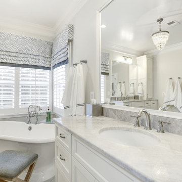 Beautiful & Bright Ashburn Master Bathroom