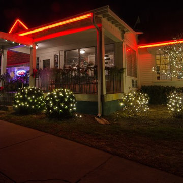 Lighting Nashville's famed Loveless Cafe in honor of the season!