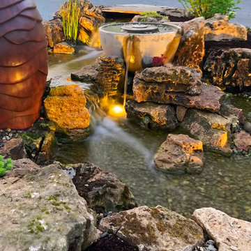 Fountain and Waterfall Installation