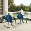 Griffith Outdoor Rocking Chairs, Set of 2, Chairs, Navy Gloss