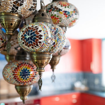Turkish Tea Room Inspired Colorful Kitchen