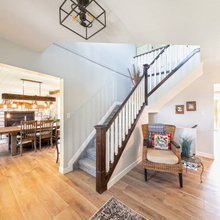 Indoor stair rail