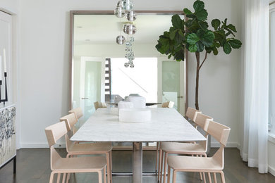 Photo of a modern dining room in Toronto.
