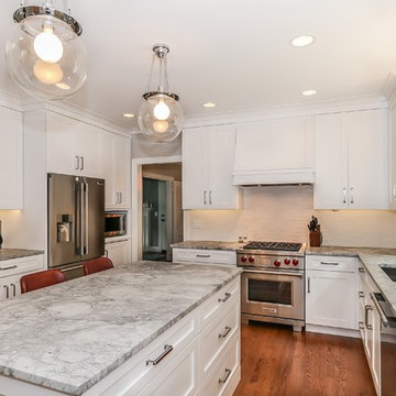 Arlington Heights Simply Defined Transitional White Kitchen