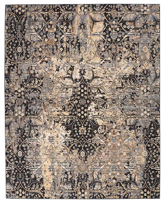 Nourison MAJESTIC Transitional Rugs MST01, 7'9"x9'9" - Contemporary ...