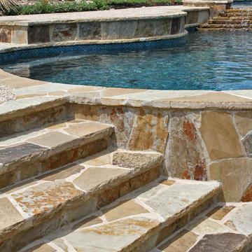 Pool With Swim Up Bar