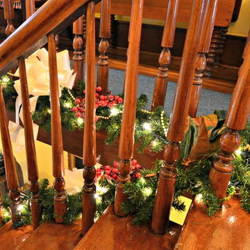 Mansion Christmas Decor