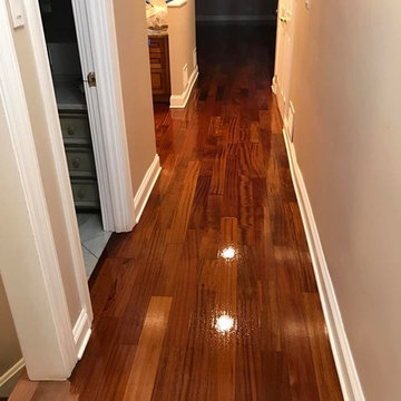 Refinishing Brazzilian Cherry wood floor