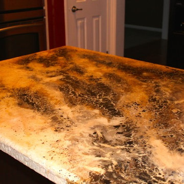 Cabinet painting, cabinet glazing, Fishers, IN