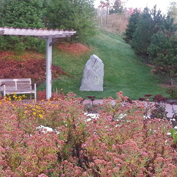 Reclaimed Granite used in Healing Garden