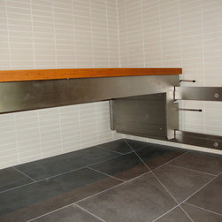 Teak Mobile Shower Bench - Shower Benches & Seats