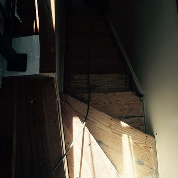 Brazilian teak stairs