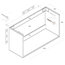 Febe 4-Piece Bathroom Vanity Set, Natural Sherwood, 101 cm