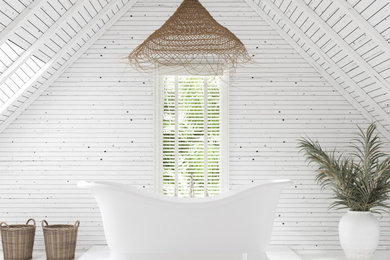Arts and crafts home design photo in Los Angeles