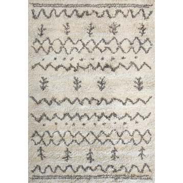 Dynamic Rugs Abyss Polypropylene Machine-Made Area Rug, 5x7
