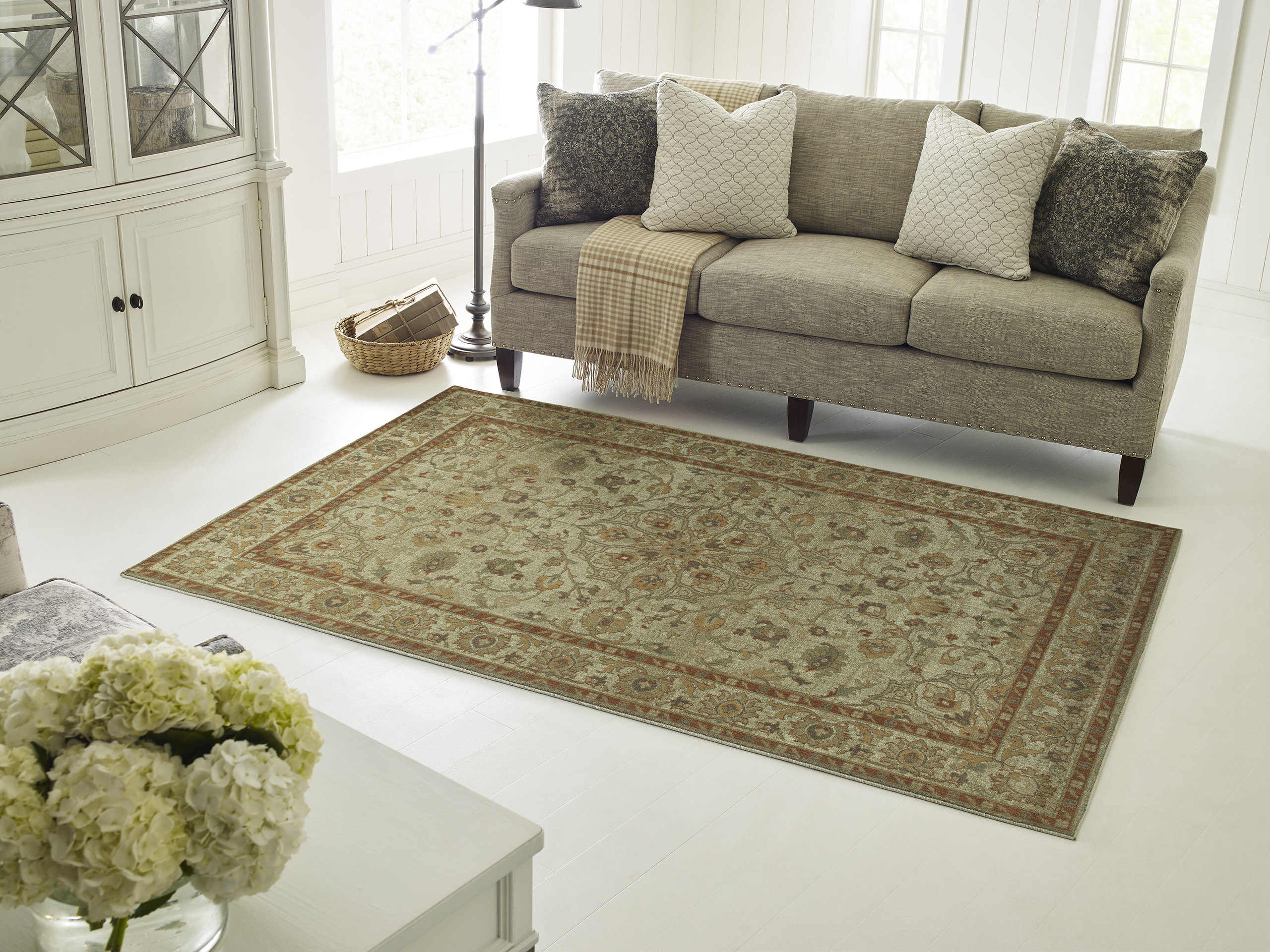 Kaleen Rachael Ray Upstate Machine Made Ups07-59 Sage Area Rugs, 3'11 ...