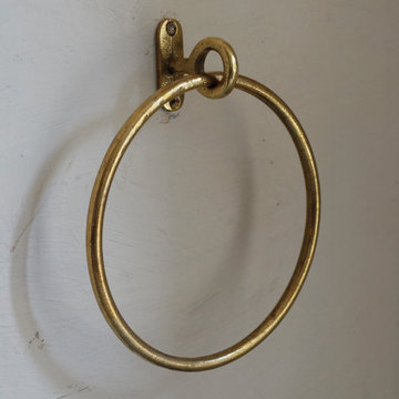 Solid Brass towel ring