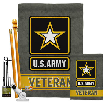 US Army Veteran Americana Flags Kit
