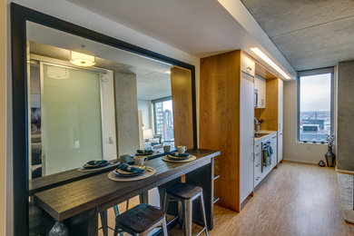 Inspiration for a contemporary kitchen remodel in Other