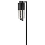 Hinkley Lighting - Hinkley Lighting Shelter Path Light, Black/Clear Seedy - Hinkley Path Lights add impeccable style and safety to walkways and outdoor living environments to create sophisticated curb appeal.