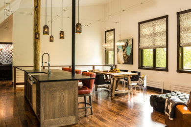 Kitchen - contemporary kitchen idea in Other