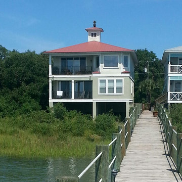 Exterior custom painting, Villano Beach 2013.