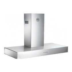 Bertazzoni Series 48" Wall Mount Canopy Range Hood, Stainless Steel | K48CONX - Range Hoods And Vents