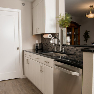 White & Gray Tones Kitchen