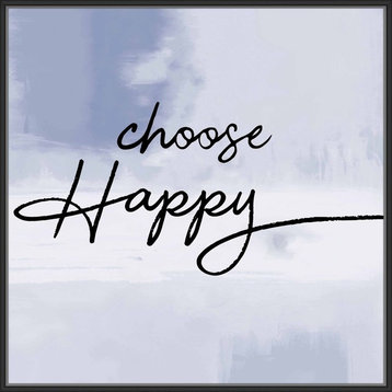 "Choose happy II", Decorative Wall Art, 41.75"x41.75"