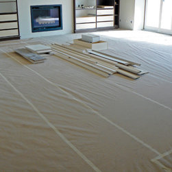 Floor Shielding and Protection - Hardwood Flooring