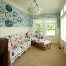 Blue & white & beadboard