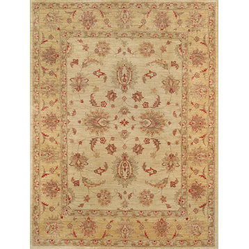Pasargad Ferehan Collection Hand-Knotted Lamb's Wool Area Rug, 5' 9"x7' 6"