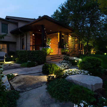 Markham Outdoor Lighting Redesign - View After Conscape