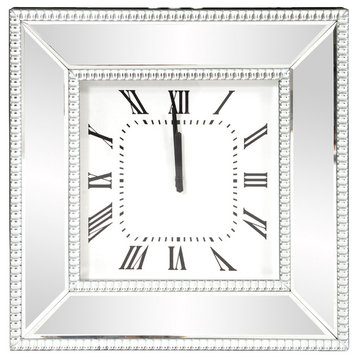 Howard Elliott Mirrored Wall Clock