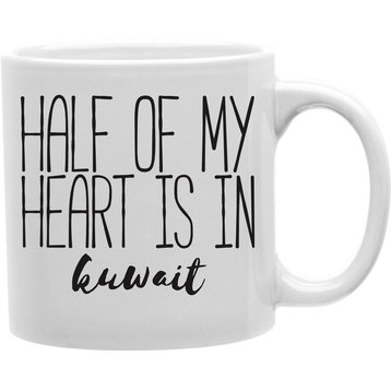 Half Of My Heart Is In Kuwait Mug