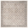 Safavieh Brentwood Collection BNT863 Rug, Cream/Grey, 6'7" Square
