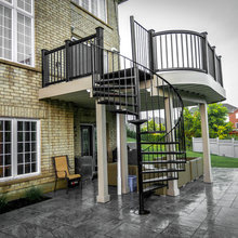 DECK SPIRAL STAIRCASE