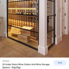 Wine Closet And Extra Storage